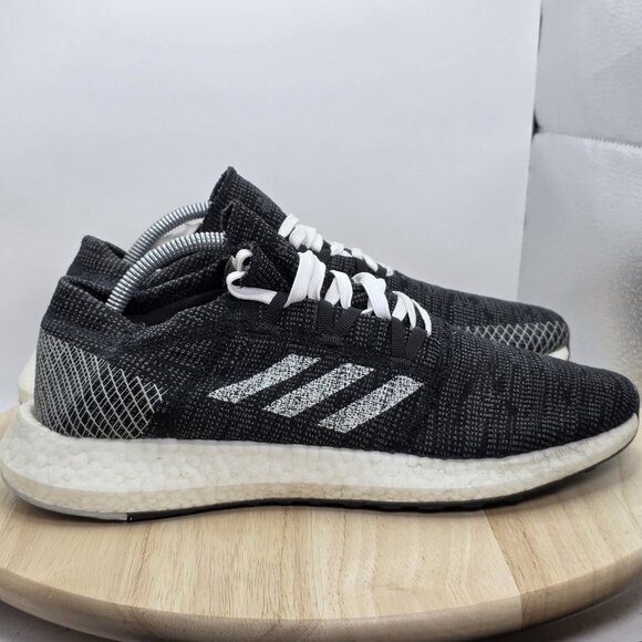 Adidas Pureboost  Go Men's Size 11 Black White Running Sneakers Shoes B37803 - Picture 3 of 8